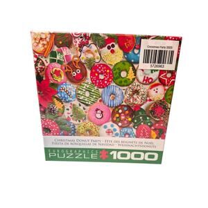 Eurographics 1000 Piece Christmas Donut Party Jigsaw Puzzle Brand New